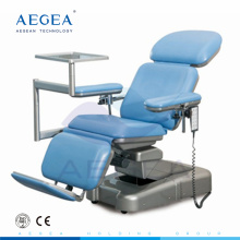 AG-XD107 Dos motores controlan la silla de flebotomía bariátrica eléctrica de hospital ajustable en altura